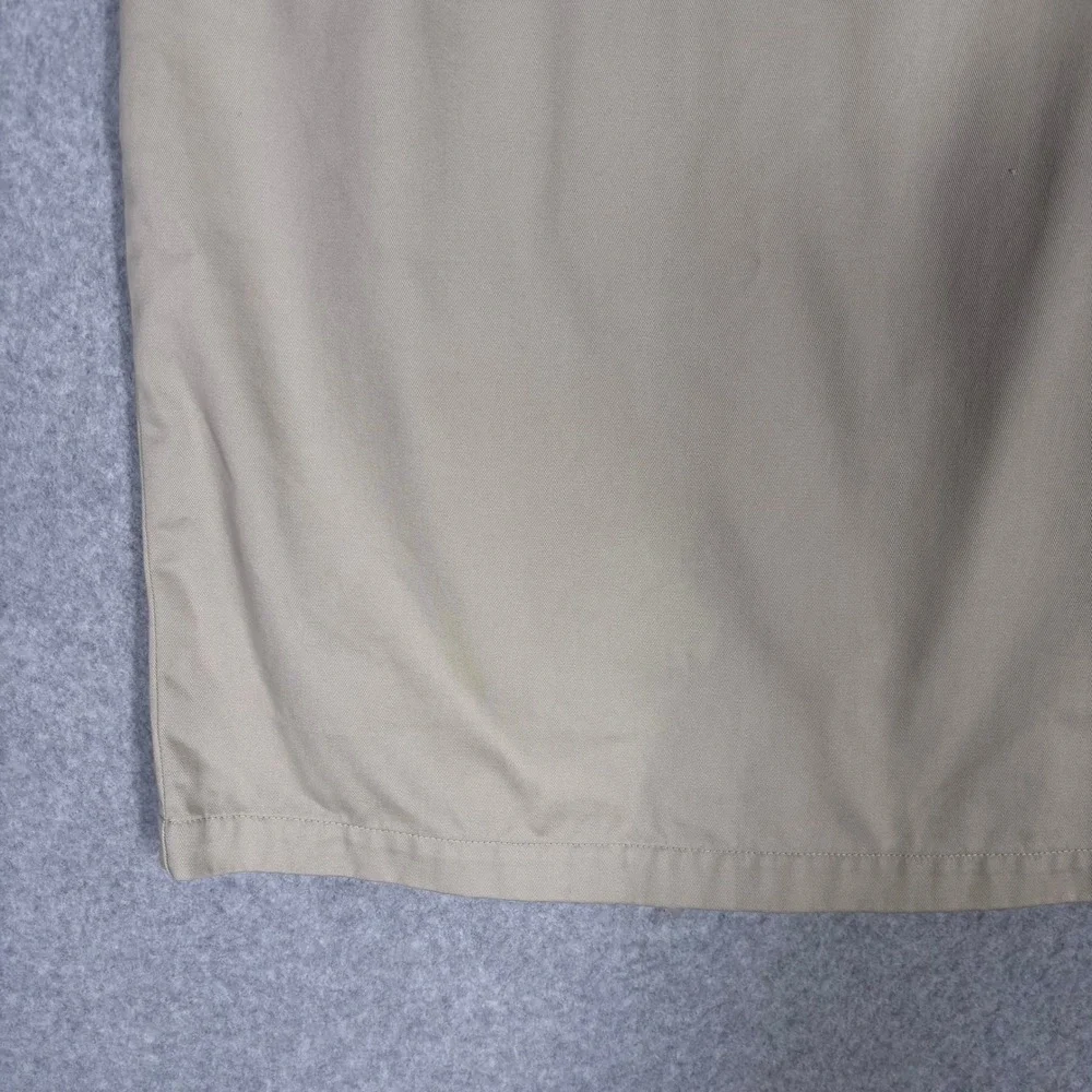Vintage Talbots Skirt 10 Tan Khaki Cotton Twill Career Professional Neutral